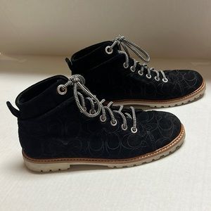 Coach suede bootie
